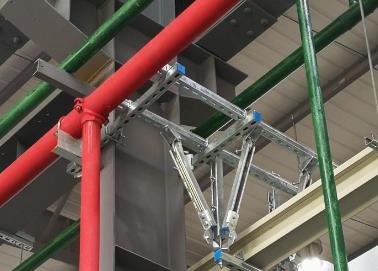 师宗该抗震支架的整体式支吊架结构协调性好